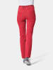 GOLDNER High-Stretch-Jeanshose in rot