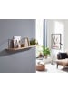 KADIMA DESIGN Wandregal 120x25x22 cm Massivholz / Metall Hängeregal