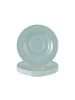 Seltmann Weiden 6er Set Untertassen Beat Color Glaze ø 13,7 cm in Arktisblau