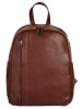 piké Rucksack echt Leder in braun