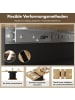 ABRIHOME Esstisch Ausziehtisch Küchentisch 110-140×80cm für 4-6 Personen 