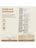 SONGMICS Schmuckschrank in Weiß-Greige - (B)54.5 x (H)162 x (T)54.5 cm