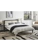 Beliani Doppelbett CLAMART in Schwarz/Beige - (W) 147 x (H) 85 x (L) 210 cm