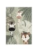 Pergamon Kinder Teppich Softstar Kids Safari Friends in Groen