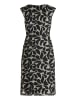 CARTOON Casual-Kleid ohne Arm in Weiß/Schwarz