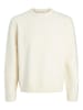 JACK & JONES Junior Jornorrebro Strickpullover Rundhals in sea salt