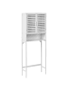 Beliani Badezimmerschrank OKARCHE in Weiß - (W) 63 x (H) 167 x (L) 25 cm