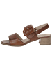 Caprice Sandalette in COGNAC NAPPA