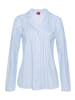s.Oliver Pyjamaoberteil in hellblau weiß gestreift