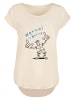 F4NT4STIC Long Cut T-Shirt Fido Dido Points Normal Is Boring in Whitesand