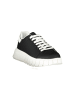 GAELLE PARIS Schwarze Polyurethan-Sneaker