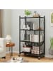COSTWAY Schwerlastregal klappbar 71 x 34 x 126 cm in Schwarz