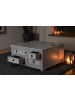 ebuy24 Couchtisch New Mexico Grau 92 x 92 cm
