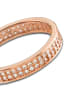 BALIA 333 Rosegold - 8 Karat Damen Ringe 2-reihig Zirkonia Fingerring 60 (19,1)