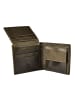 Greenburry Newport Geldbörse RFID Schutz Leder 11 cm british green
