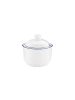 Seltmann Weiden Zuckerdose Compact Blaurand 250 ml in weiß-blau