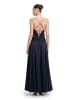 Vera Mont Abendkleid mit Wasserfallausschnitt in Night Sky