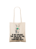 Mr. & Mrs. Panda Tote Bag Panda Tischtennis mit Spruch in Creme