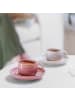 like. by Villeroy & Boch Espressountertasse 6 Stk Perlemor Coral in rosa