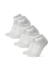 DANISH ENDURANCE Socken Aero Cycling Low-Cut in white/white/black