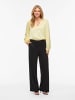 Vila Oberteil mit langen Ärmeln in Pastel Yellow