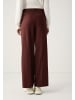 More & More weite Businesshose in raisin brown