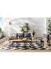 home24 Loungeecke LeRoy II in Grau / Braun