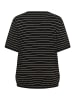 KAFFE curve Strickpullover KClizzy Regular fit in Black/FeatherGreyMel. Narrow