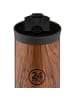 24Bottles Travel Trinkbecher 350 ml in sequoia wood