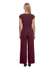 Betty Barclay Jumpsuit mit Eingrifftaschen in Maroon Banner