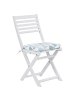 Beliani 3-tlg Bistro Set FIJI in Weiß/Blau