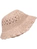En Fant Kinder Hut "Straw Hat w. Crochet Edge" in Pink