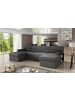 MF Design Narkos Recamiere Rechts in Charcoal -  (L) 159 x (B) 310 x (H) 90 cm