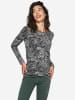 KOROSHI Langarm T-Shirt in grau