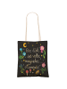 Mr. & Mrs. Panda Tote Bag Magische Welt mit Spruch in Bunt
