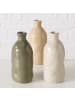 Boltze Vase Mylana aus 3er Set in beige