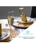 Intirilife Champagner Glas Set 150 ml Sekt Prosecco Gläser in 6x Transparent