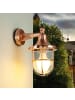 Licht-Erlebnisse Außen Wandlampe (B)14 x (H)27 cm in Kupfer