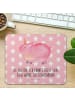 Mr. & Mrs. Panda Mousepad Einhorn Schwein mit Spruch in Rot Pastell