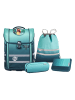McNeill Perfecto Schulranzen-Set 5-teilig in Gradient Blue Lagoon