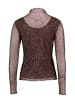 Zero  Mesh-Shirt mit Muster in Grey/Brown