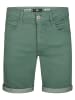 Petrol Industries Jackson Farbige Denim-Shorts Coconut in Grün