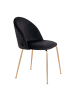 ebuy24 Esszimmerstuhl Geneve Schwarz 2er Set