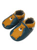 Bemesu Baby Krabbelschuhe aus Leder, weiche Lauflernschuhe mit rutschfester Sohle 