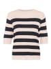 CULTURE Strickpullover CUsabi Relaxed fit in Whitecap/Salute Stripe