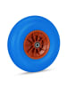 relaxdays 4x Schubkarrenrad in Blau/ Rot - 4.00-6
