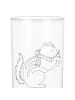 Mr. & Mrs. Panda Wasserglas Eichhörnchen Smoothie mit Spruch in Transparent