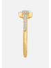 Diamant Exquis Ring aus 375 Gelbgold mit Diamant