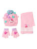 Peppa Pig Peppa Pig Kinder 3 Teilig Mütze & Schal & Handschuhe Set in Rosa
