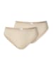 Schiesser Tai Slips 2er-Pack in Sand